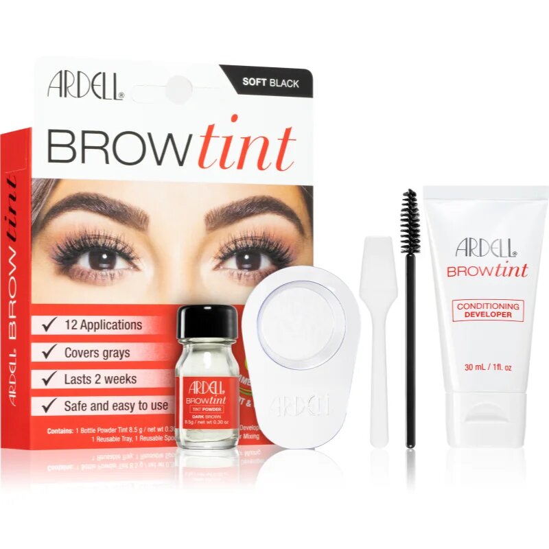 Ardell Brow Tint barva za obrvi odtenek Soft Black