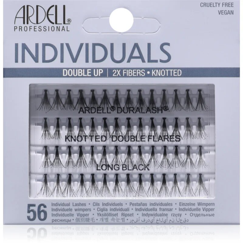 Ardell Double Up šopaste lepilne trepalnice z vozličkom velikost Long Black