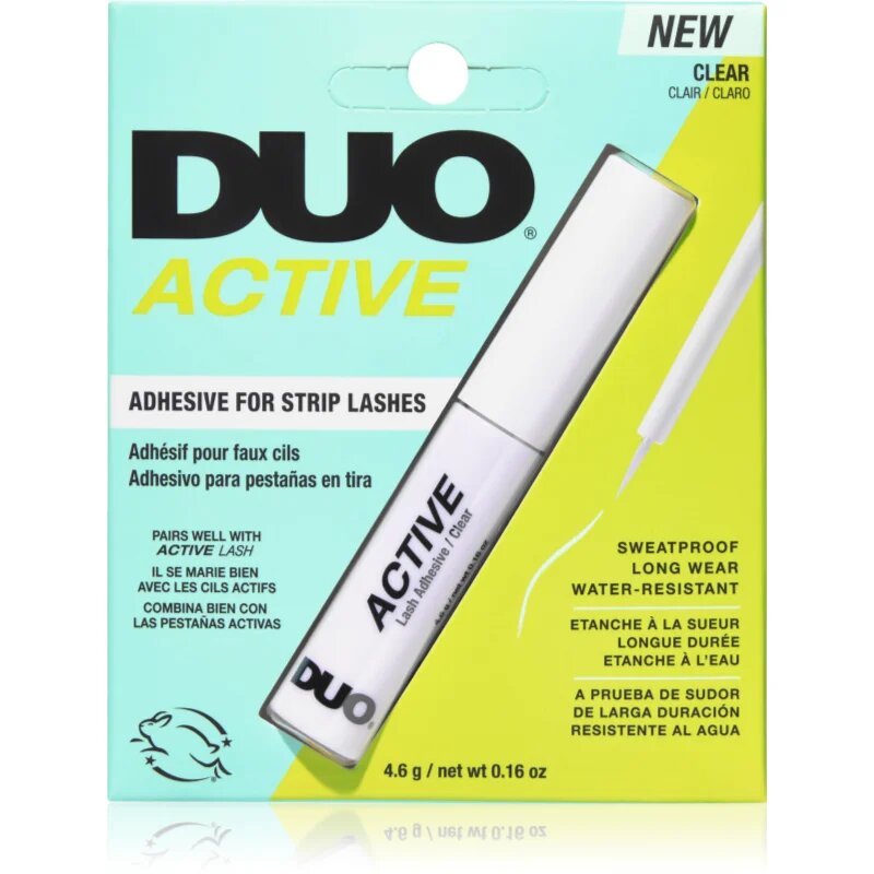 Ardell Duo Active Adhesive Clear lepilo za trepalnice 4.5 g