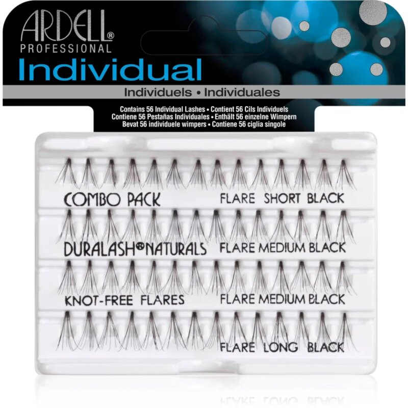 Ardell Individuals Combo Pack šopaste lepilne trepalnice brez vozlička