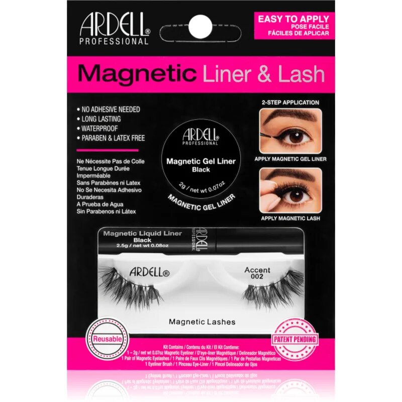 Ardell Magnetic Liner & Lash magnetne trepalnice za trepalnice vrsta 002