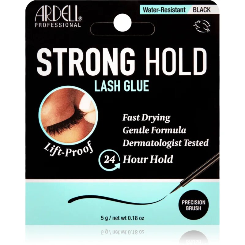 Ardell Strong Hold Lash Glue Black lepilo za trepalnice 5 g