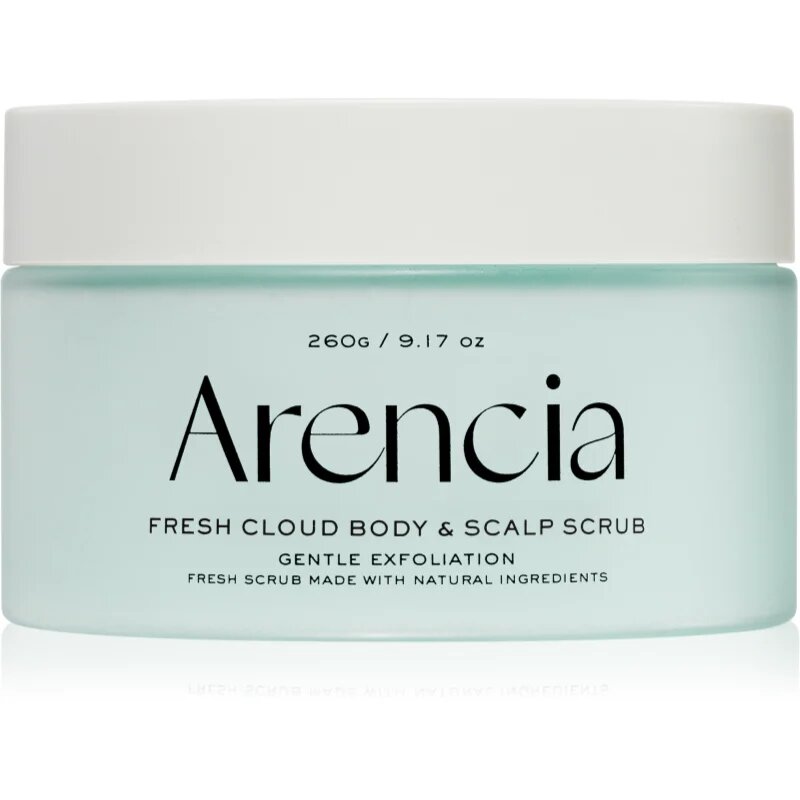 Arencia Fresh Cloud French Mint & Lily nežni piling za telo in lase 260 g