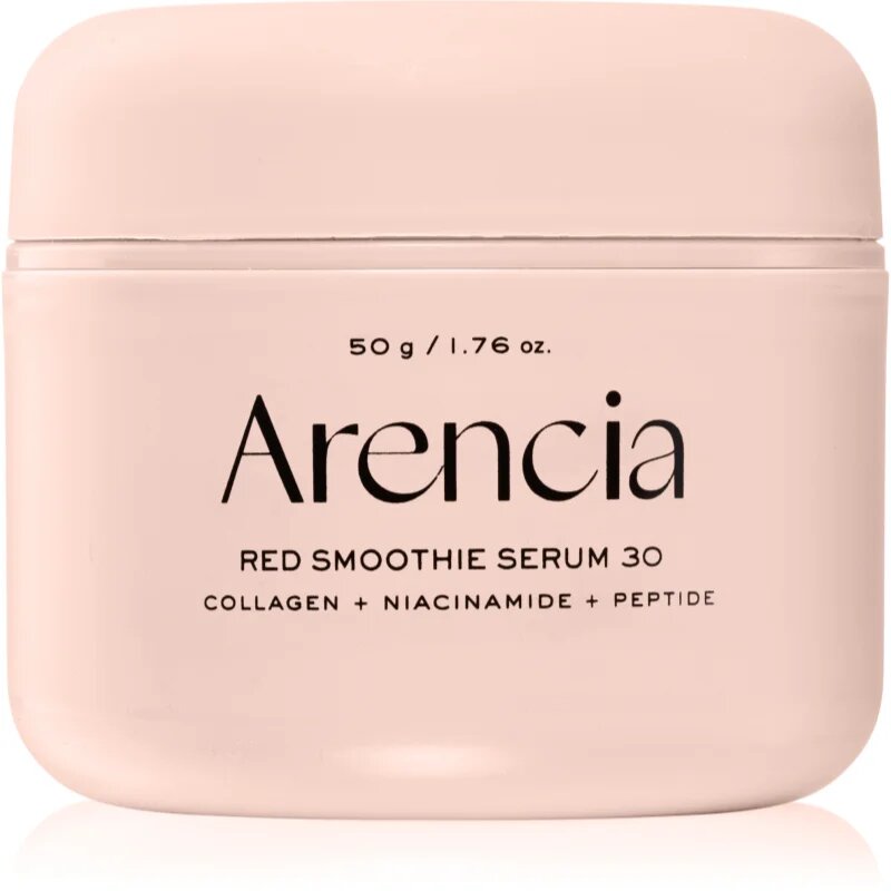 Arencia Red Smoothie Serum 30 serum za obraz za zmanjšanje znakov staranja za noč 50 g