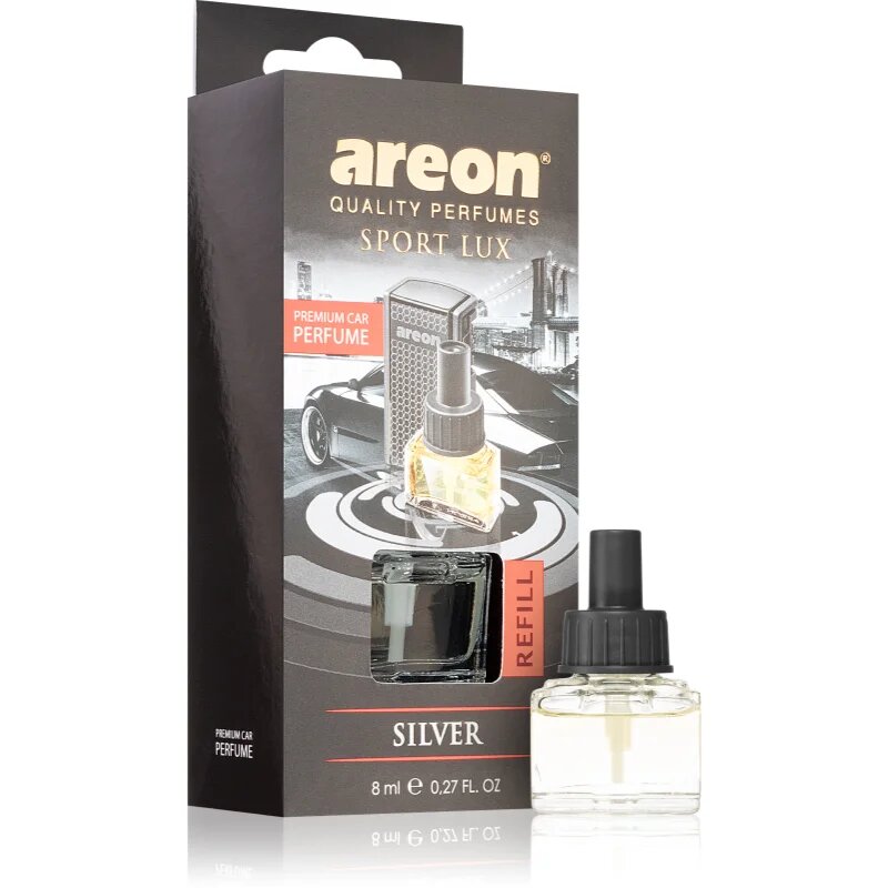 Areon Car Black Edition Silver dišava za avto nadomestno polnilo 8 ml