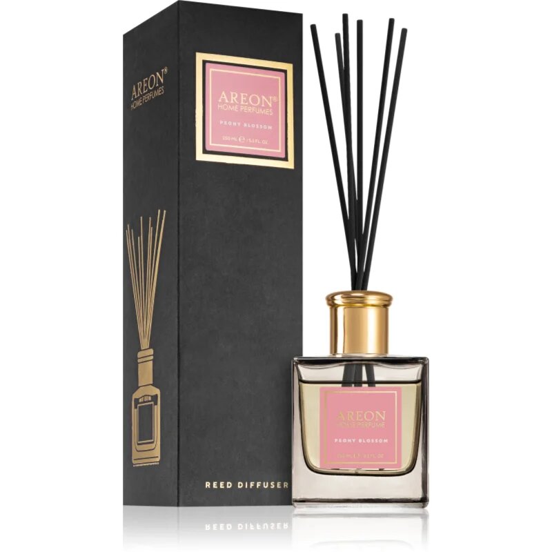 Areon Home Black Peony Blossom aroma difuzor s polnilom 150 ml