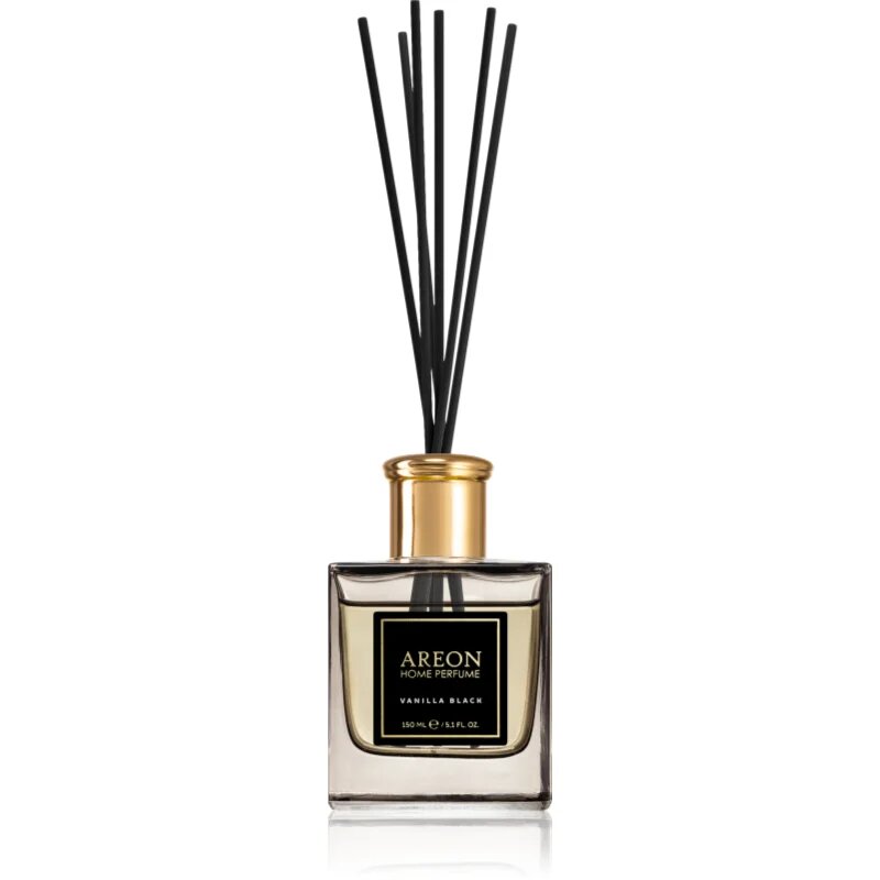 Areon Home Black Vanilla Black aroma difuzor s polnilom 150 ml