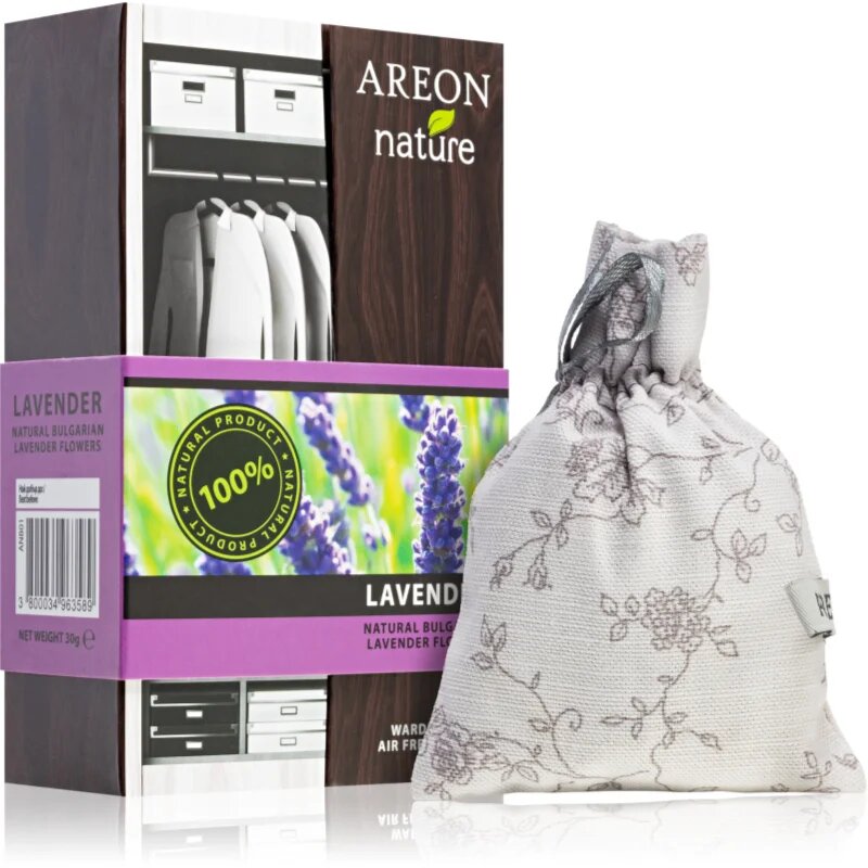 Areon Nature Premium Lavender osvežilec zraka z eteričnimi olji 30 g