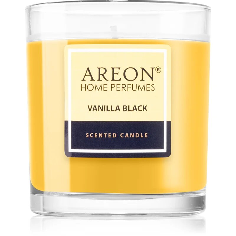 Areon Scented Candle Vanilla Black dišeča sveča 120 g