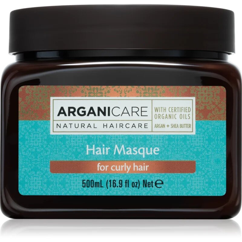 Arganicare Argan Oil & Shea Butter Hair Masque vlažilna in hranilna maska za kodraste lase 500 ml