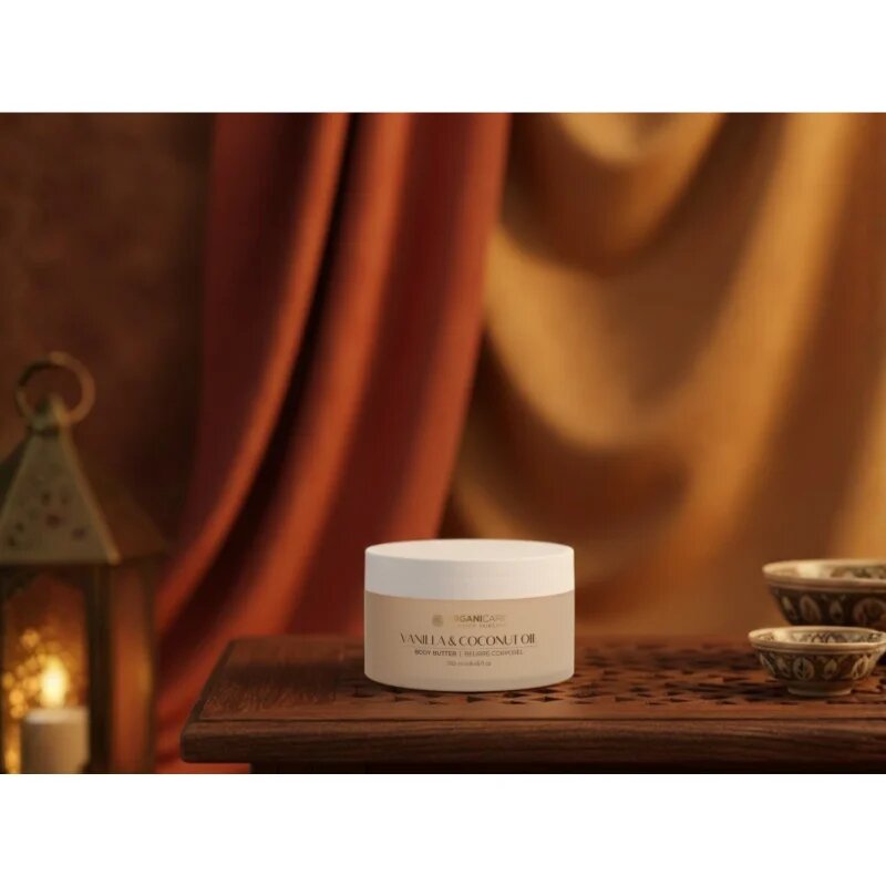 Arganicare Body Butter Vanilla & Coconut Oil maslo za telo s kokosovim oljem 250 ml