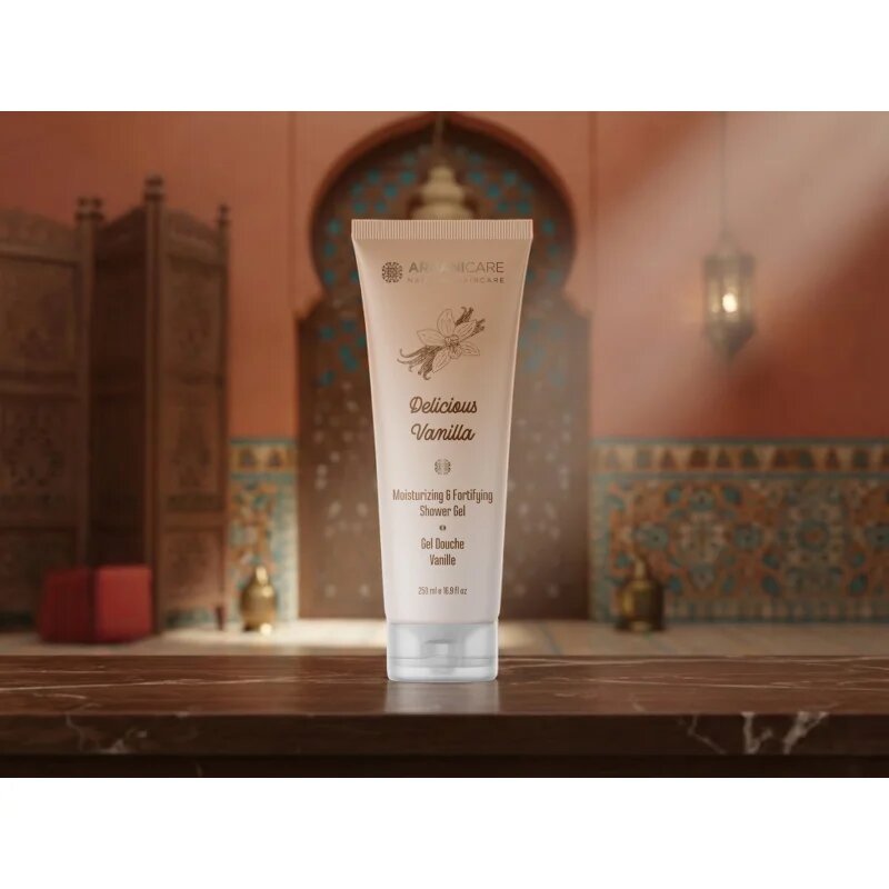 Arganicare Delicious Vanilla Shower Gel gel za prhanje 250 ml