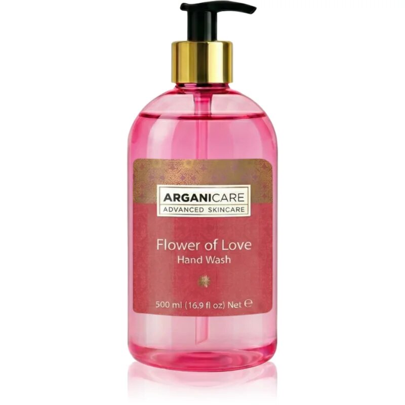 Arganicare Hand Wash Flower of Love harmonično tekoče milo 500 ml