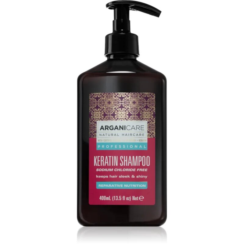 Arganicare Keratin Shampoo regeneracijski šampon 400 ml
