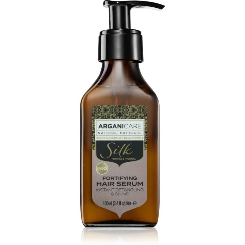 Arganicare Silk Protein Fortifying Hair Serum krepilni serum za vse tipe las 100 ml