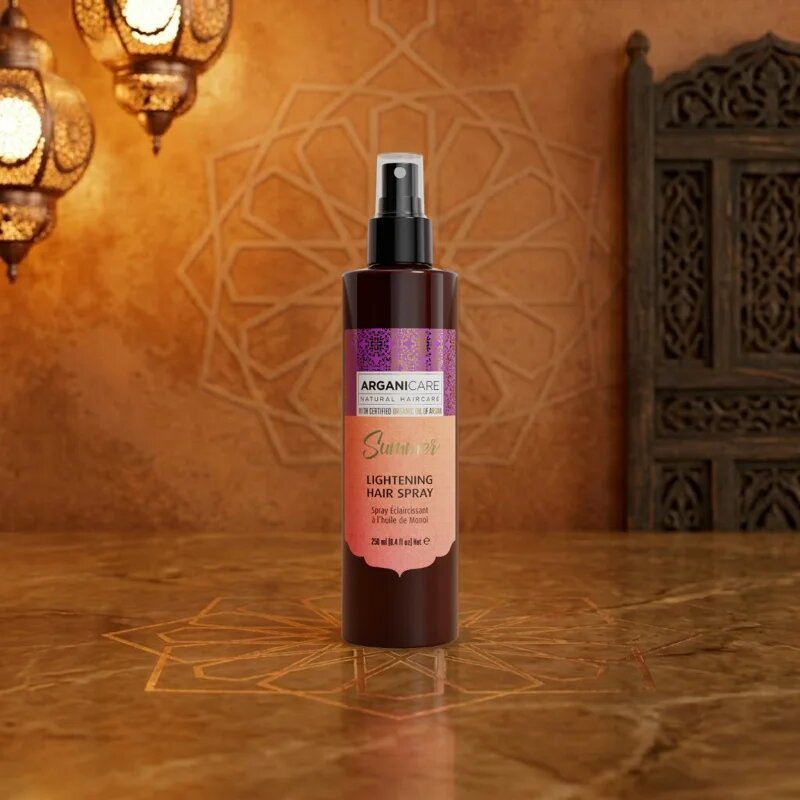 Arganicare Summer Lightening Hair Spray pršilo za lase zesvětlující 250 ml