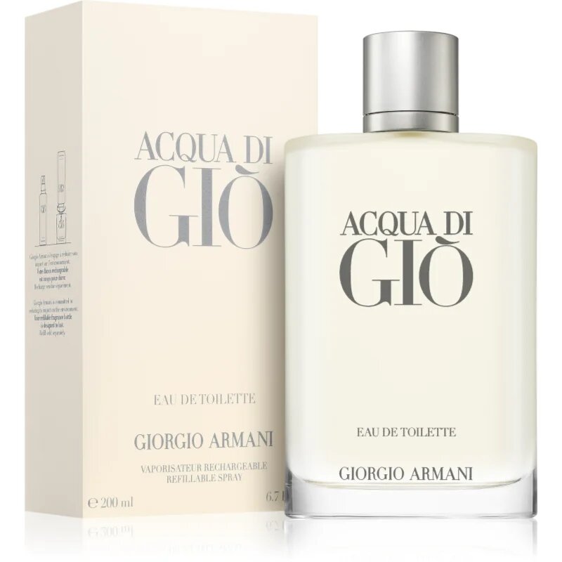 Armani Acqua di Giò toaletna voda polnilna za moške 200 ml