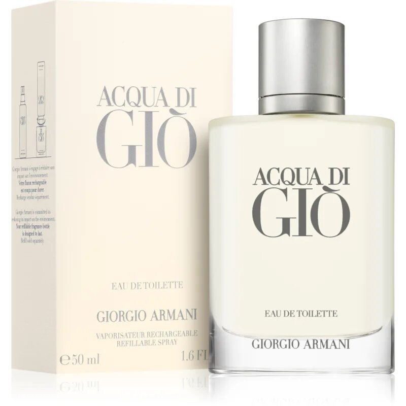 Armani Acqua di Giò toaletna voda polnilna za moške 50 ml