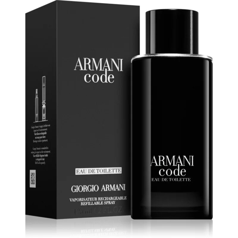 Armani Code toaletna voda polnilna za moške 125 ml