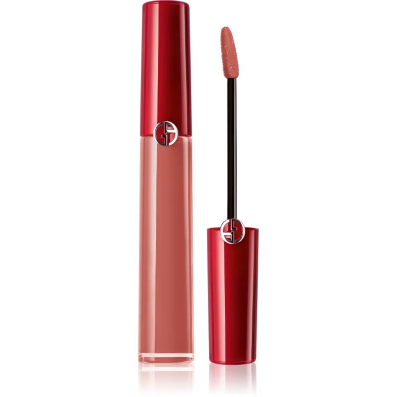 Armani Lip Maestro Liquid Lipstick dolgoobstojna tekoča šminka odtenek 214 Peachy Brown 6.5 ml