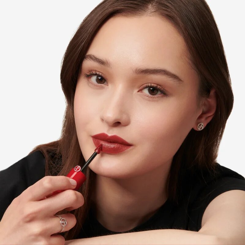Armani Lip Maestro Satin mat vlažilna tekoča šminka odtenek 16 Coctail Party 6.5 ml