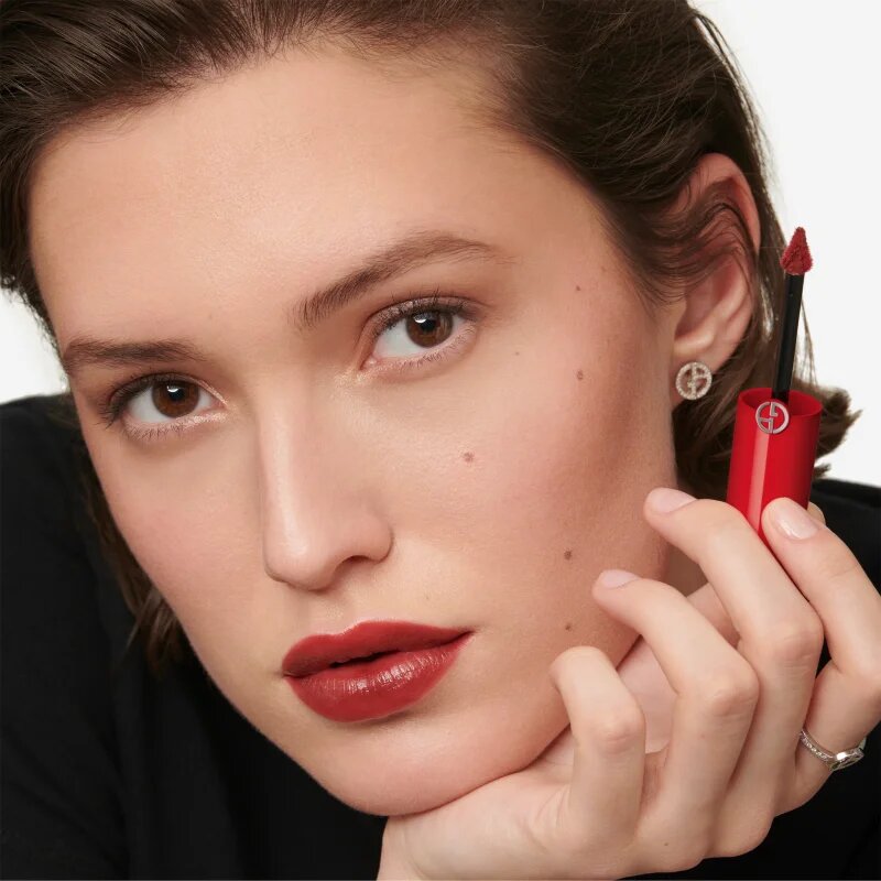 Armani Lip Maestro Satin mat vlažilna tekoča šminka odtenek 16 Coctail Party 6.5 ml