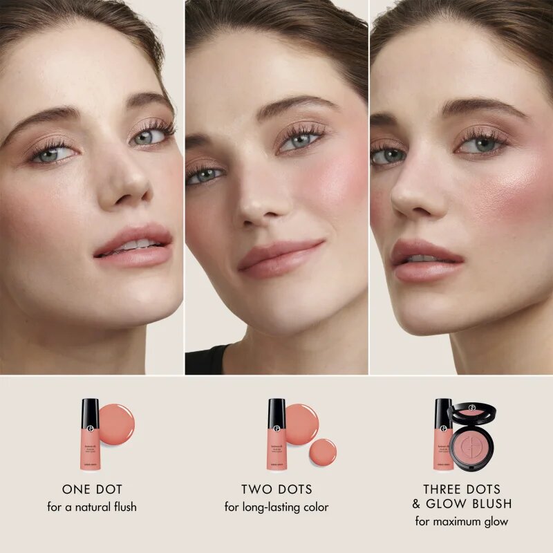 Armani Luminous Silk Cheek Tint Shine tekoče rdečilo odtenek 42 Sunlit Sienna 12 ml