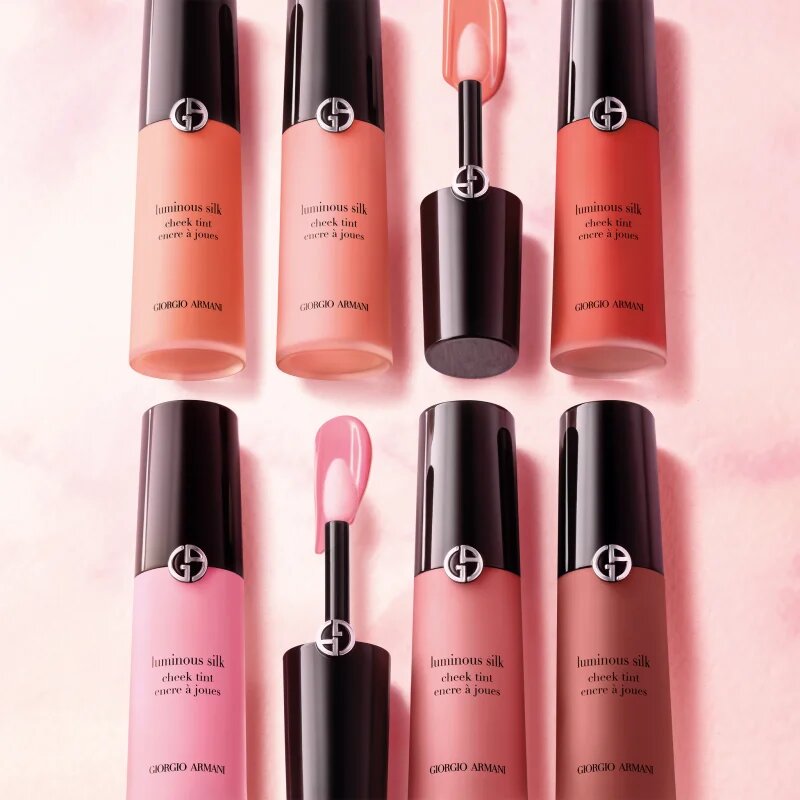 Armani Luminous Silk Cheek Tint tekoče rdečilo odtenek 50.5 Rosy Peach 12 ml