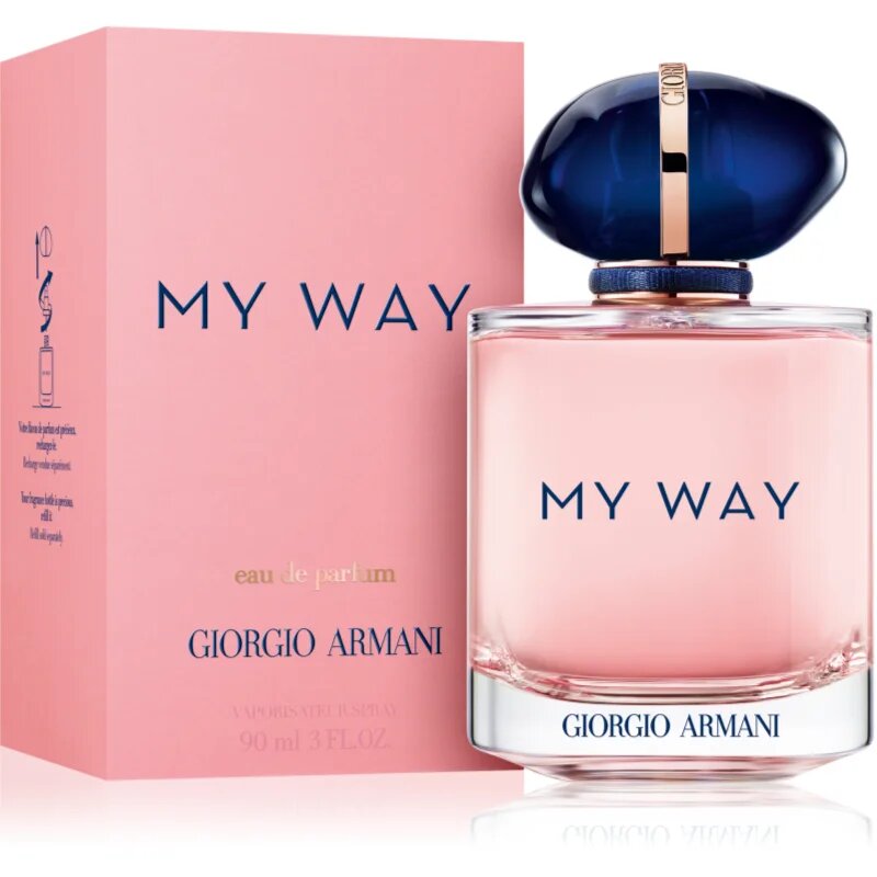 Armani My Way parfumska voda polnilna za ženske 90 ml