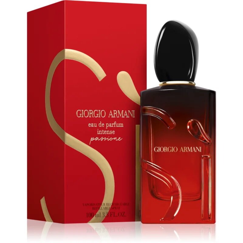 Armani Sì Passione Intense parfumska voda polnilna za ženske 100 ml