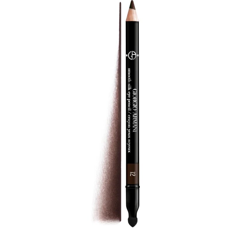 Armani Smooth Silk Eye Pencil svinčnik za oči z aplikatorjem odtenek 12 Brownship Black 1.05 g
