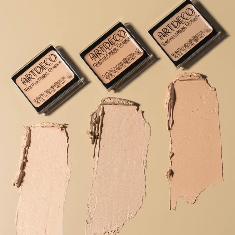 Artdeco Camouflage vodoodporna kamuflažna krema za vlaganje v paleto odtenek 492.6 Desert Sand 4.5 g