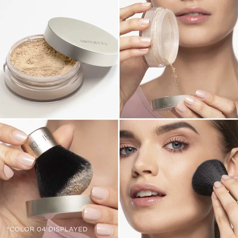 Artdeco Pure Minerals Powder Foundation mineralni make-up v prahu odtenek 340.6 Honey 15 g