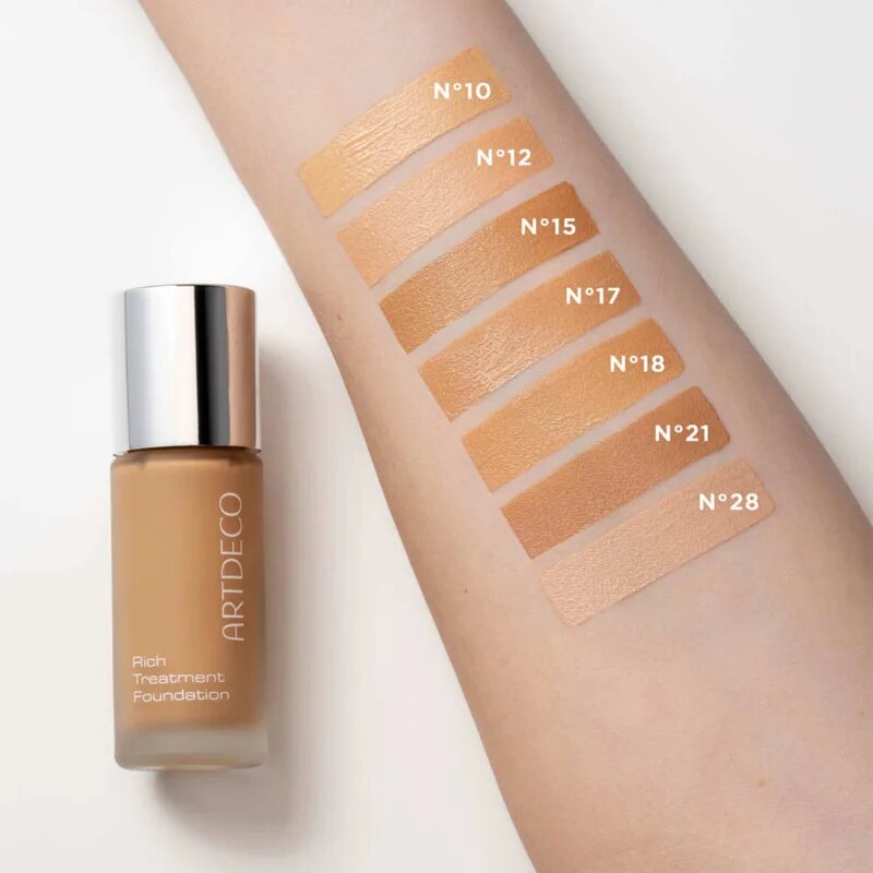 Artdeco Rich Treatment Foundation posvetlitveni kremasti tekoči puder odtenek 485.12 Vanilla Rose 20 ml