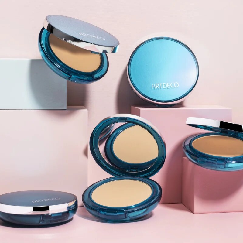Artdeco Sun Protection Powder Foundation kompaktni puder nadomestno polnilo SPF 50 odtenek 90 Light Sand 9.5 g