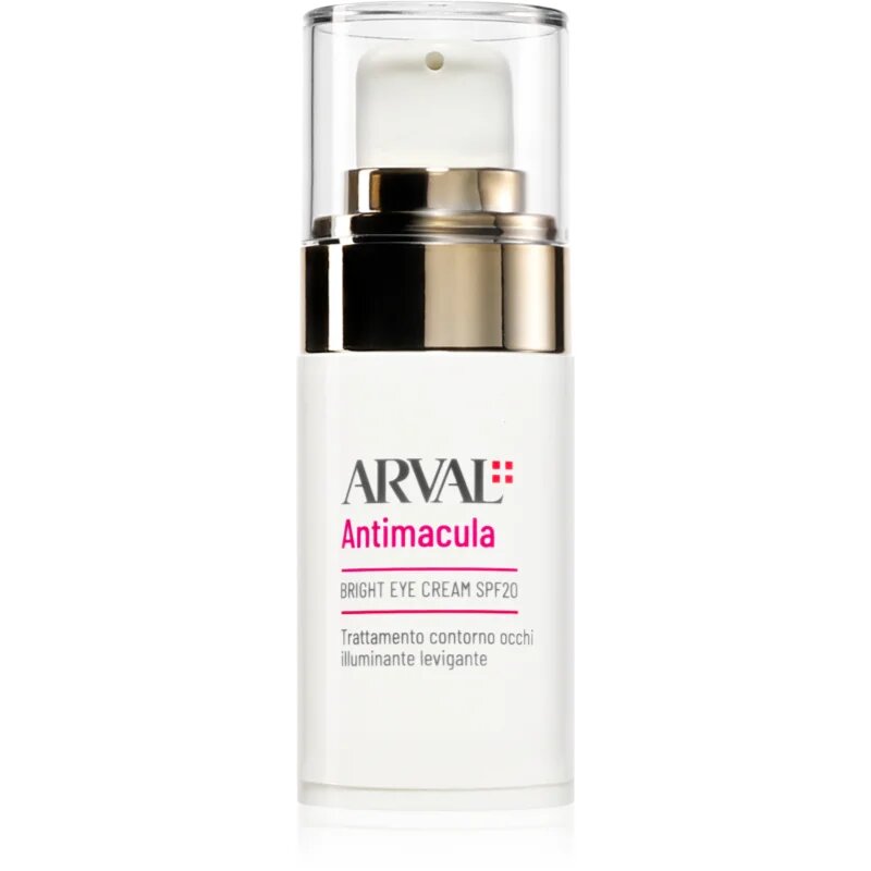 Arval Antimacula Bright Eye Cream SPF 20 krema za osvetljevanje predela okoli oči z gladilnim učinkom 15 ml