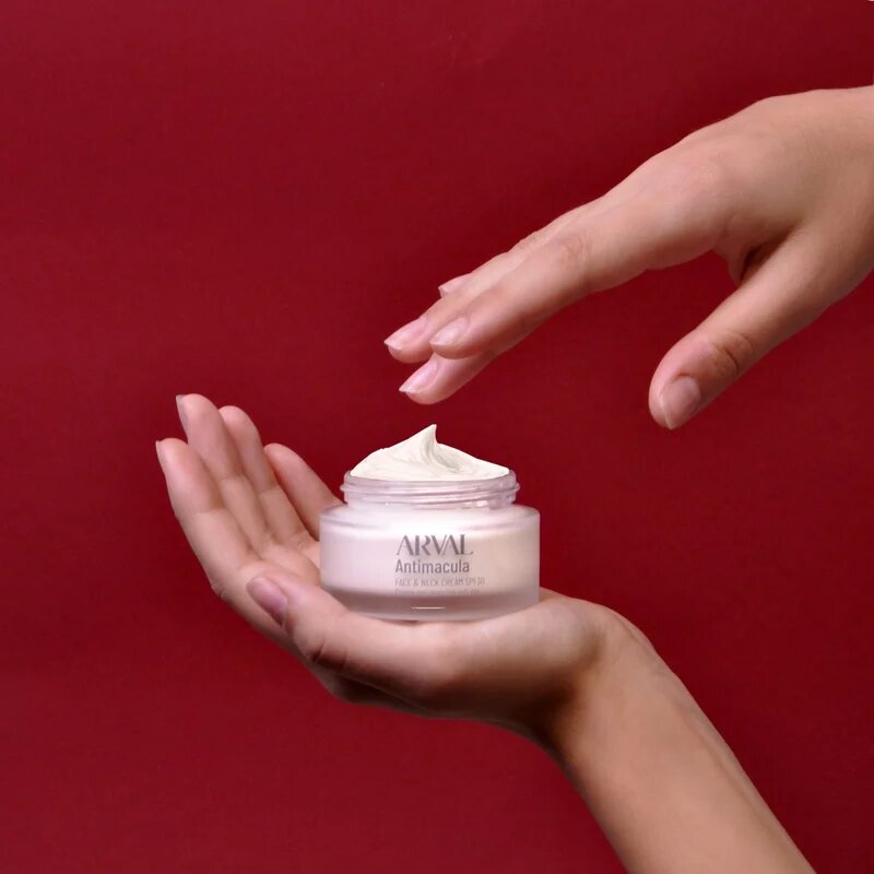 Arval Antimacula Face & Neck Cream SPF 30 krema za obraz proti gubam in temnim madežem 50 ml