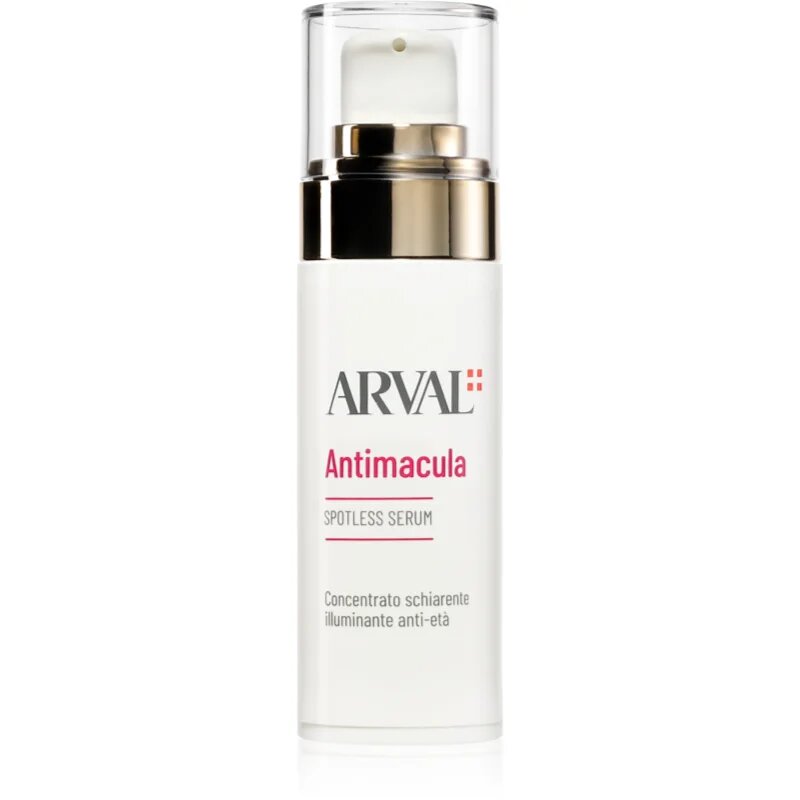 Arval Antimacula Spotless Serum serum za obraz za zmanjšanje znakov staranja za osvetlitev kože 30 ml