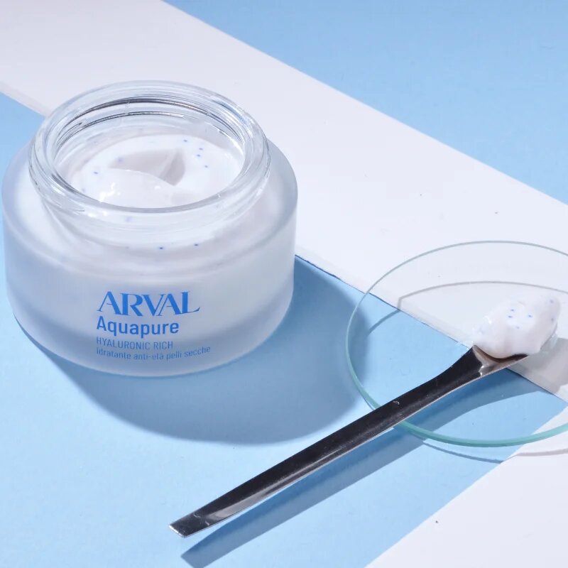 Arval Aquapure Hyaluronic Rich vlažilna krema za suho in zelo suho kožo 50 ml