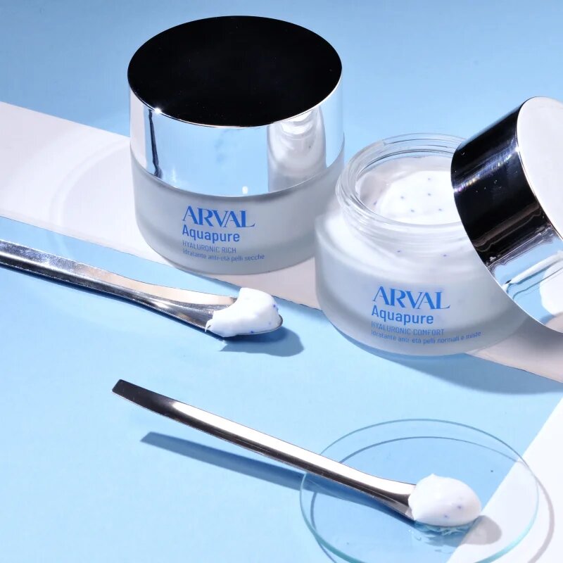 Arval Aquapure Hyaluronic Rich vlažilna krema za suho in zelo suho kožo 50 ml