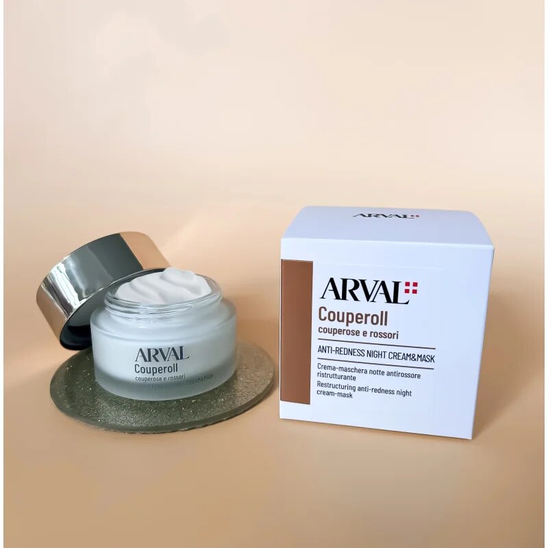 Arval Couperoll Anti-redness Night Cream & Mask nočna krema-maska za občutljivo in pordelo kožo 50 ml