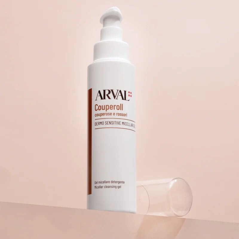 Arval Couperoll Dermo Sensitive Micellar Gel micelarni čistilni gel za občutljivo kožo nagnjeno k rdečici 150 ml