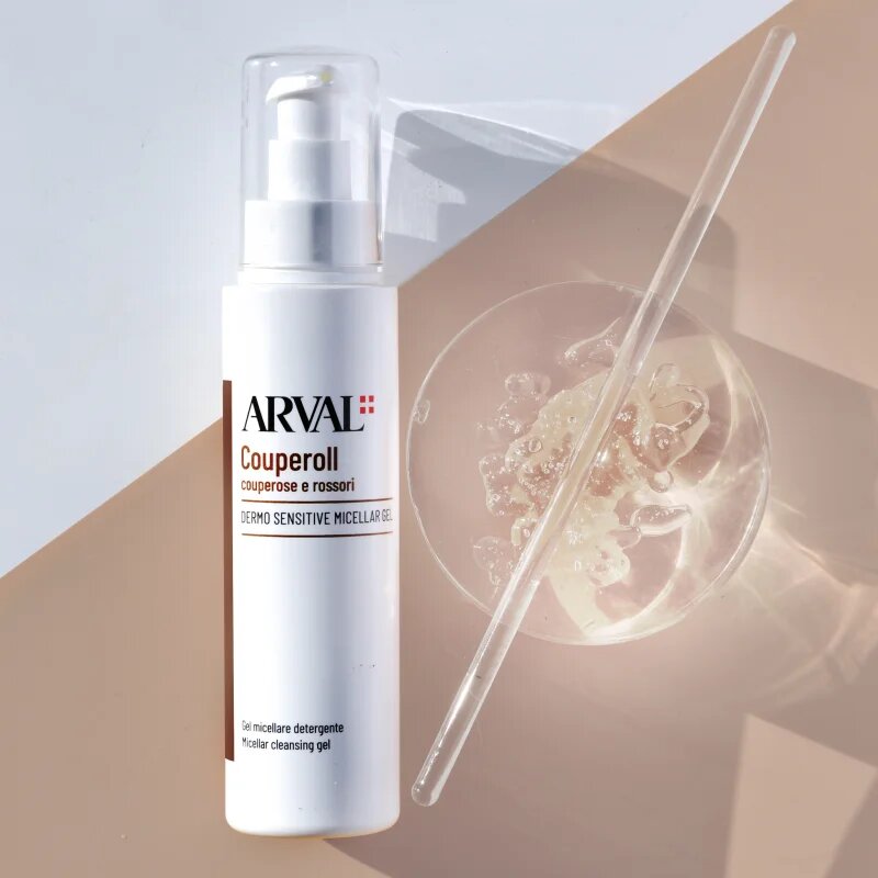 Arval Couperoll Dermo Sensitive Micellar Gel micelarni čistilni gel za občutljivo kožo nagnjeno k rdečici 150 ml