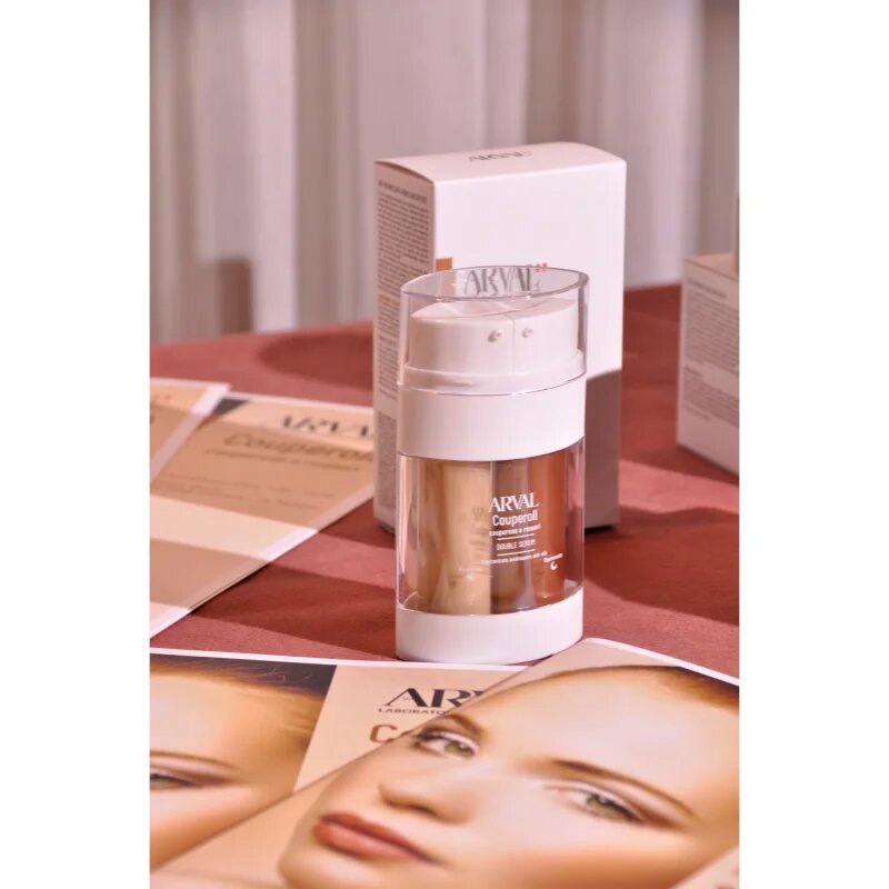 Arval Couperoll Double Serum dvofazni serum za dan in noč 2x15 ml