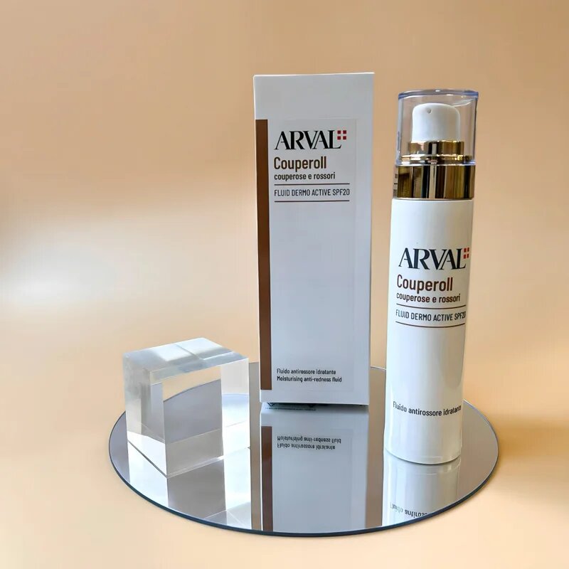 Arval Couperoll Fluid Dermo Active SPF 20 dnevna pomirjujoča emulzija 50 ml
