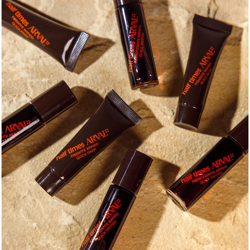 Arval Half Times Fast Tanning Bottle + Tube Set zaščitno olje za pospešitev porjavelosti