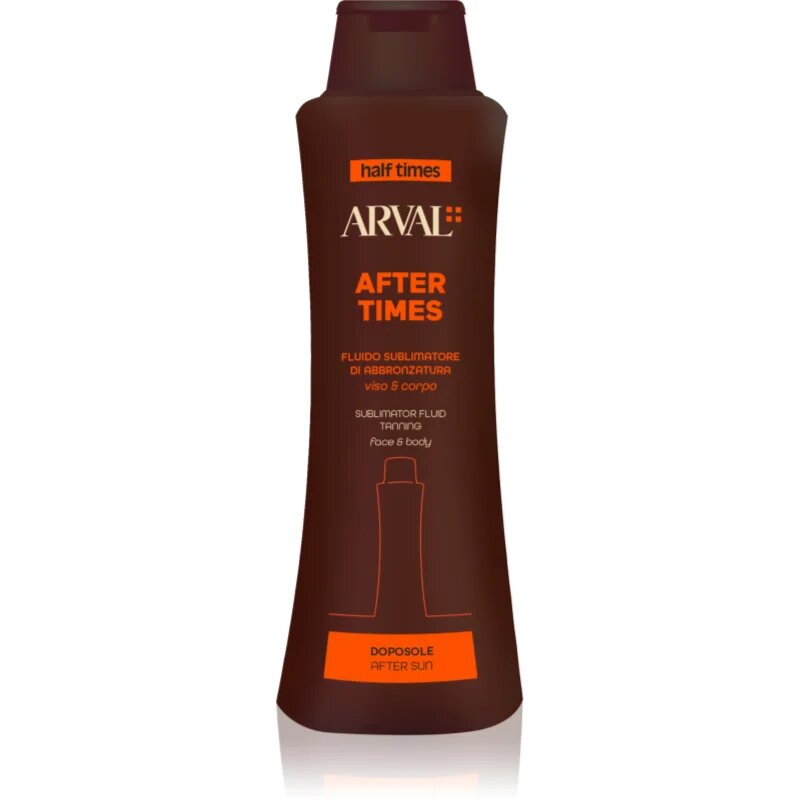 Arval Half Times Sublimator Fluid Tanning fluid po sončenju za obraz in telo 400 ml