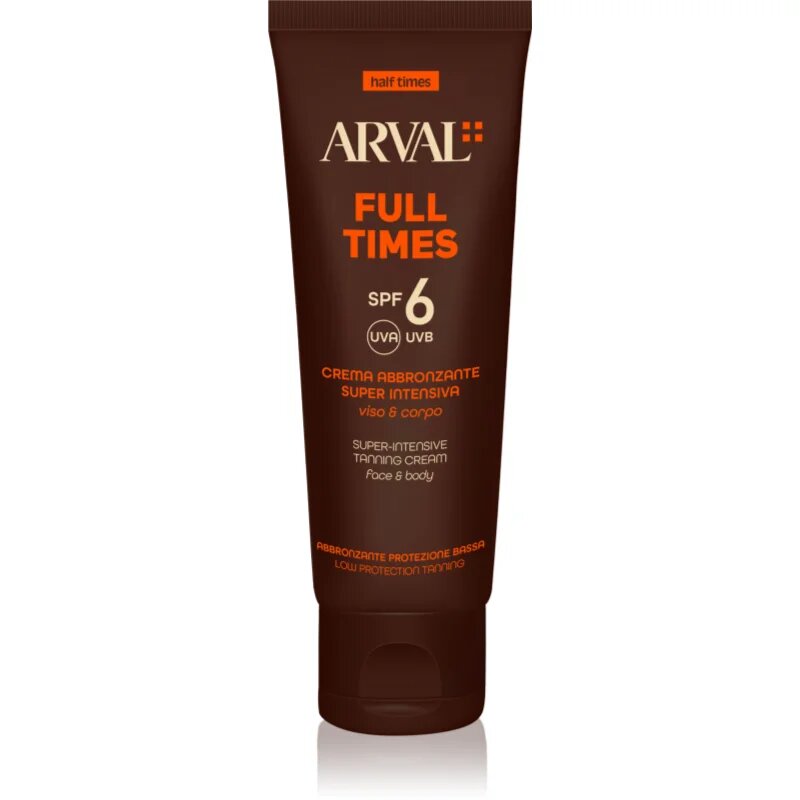 Arval Half Times Super-Intensive Tanning Cream krema za sončenje za intenzivno porjavelost 150 ml