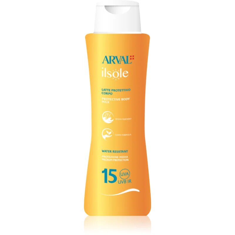 Arval IlSole Protective Body Milk SPF 15 zaščitni losjon za sončenje SPF 15 200 ml