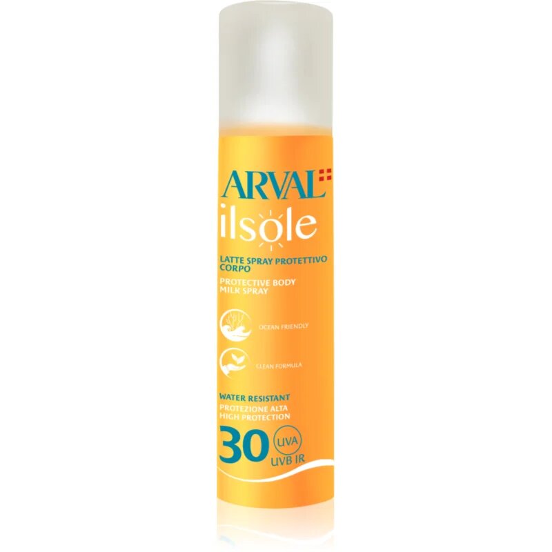 Arval IlSole Protective Body Milk Spray SPF 30 zaščitni losjon za sončenje v pršilu 200 ml